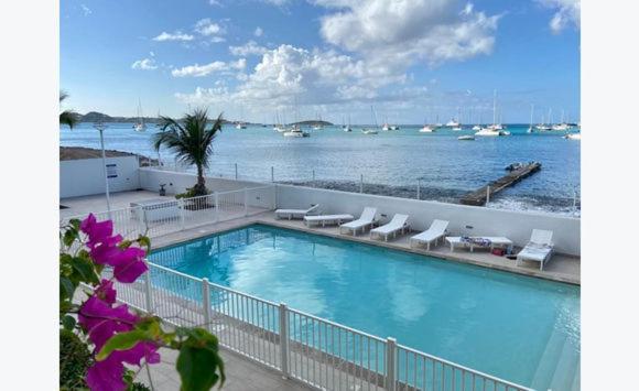 Appartement Pieds Dans L'Eau Vue Mer Acces Plage Et Piscine Marigot (Saint Martin) Exterior foto